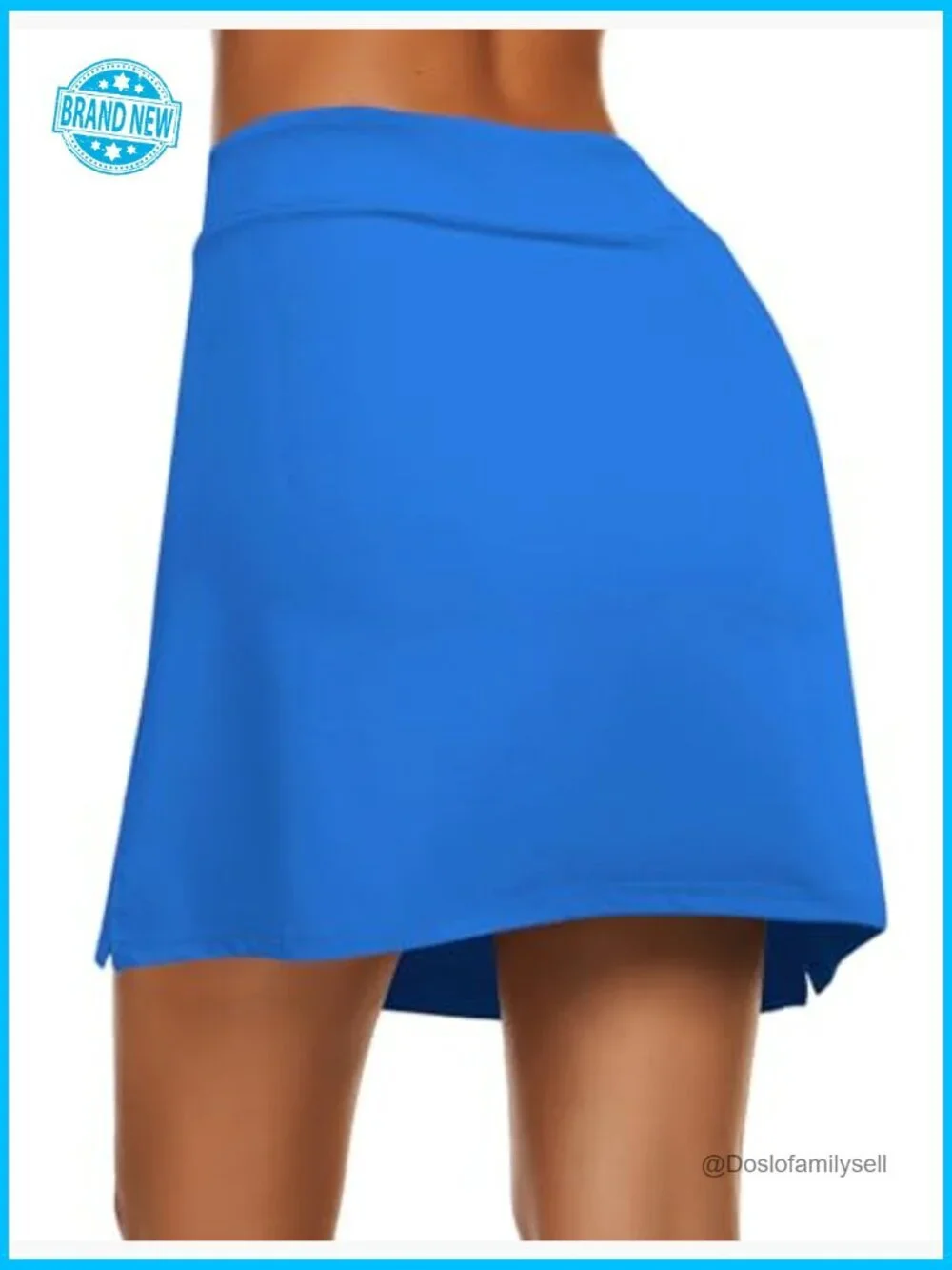 Lightweight Athletic Skort for Running Tennis Golf Workout